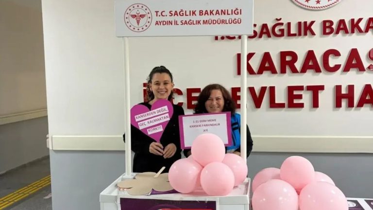 Karacasu'da meme kanserine karşı farkındalık seferberliği