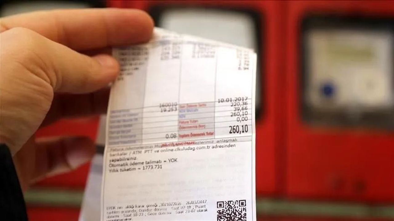 Elektrik faturasında yeni düzenleme