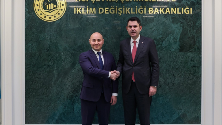 Bakan Kurum, Kazakistan Ekoloji ve Doğal Kaynaklar Bakanı Kuantyrov ile görüştü