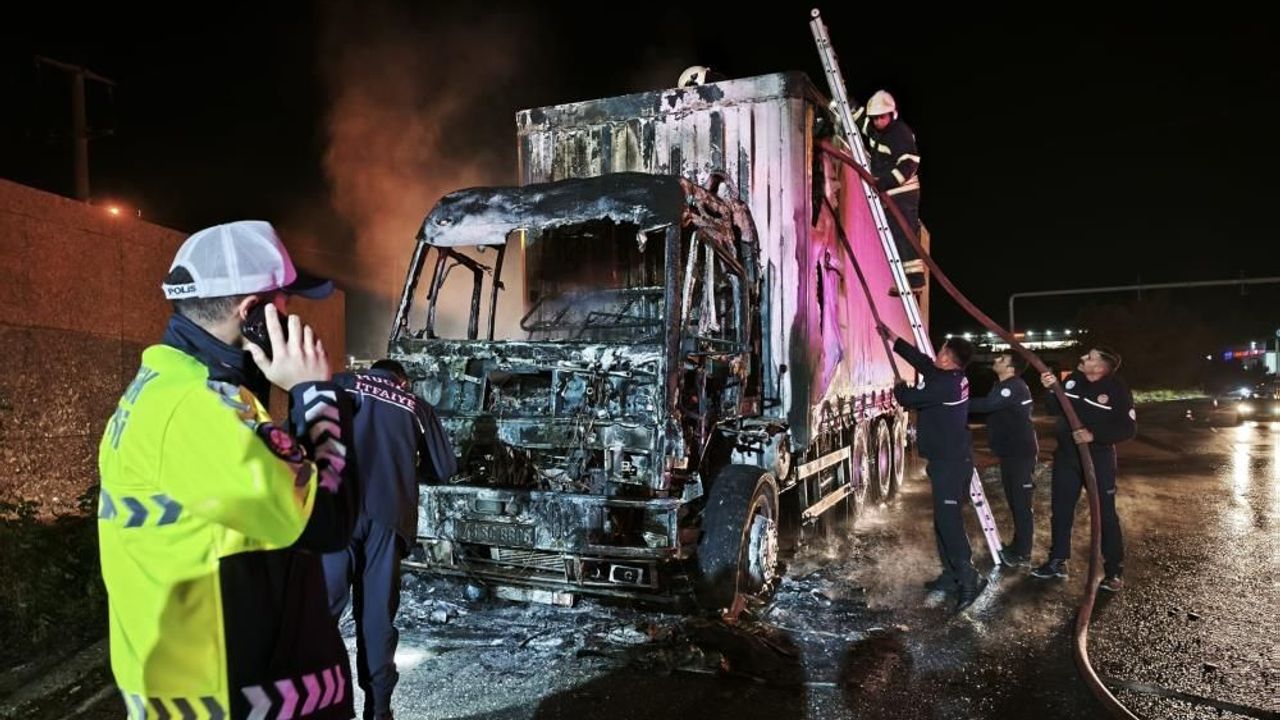Aydın yolunda korkunç anlar: Alevlere teslim oldu