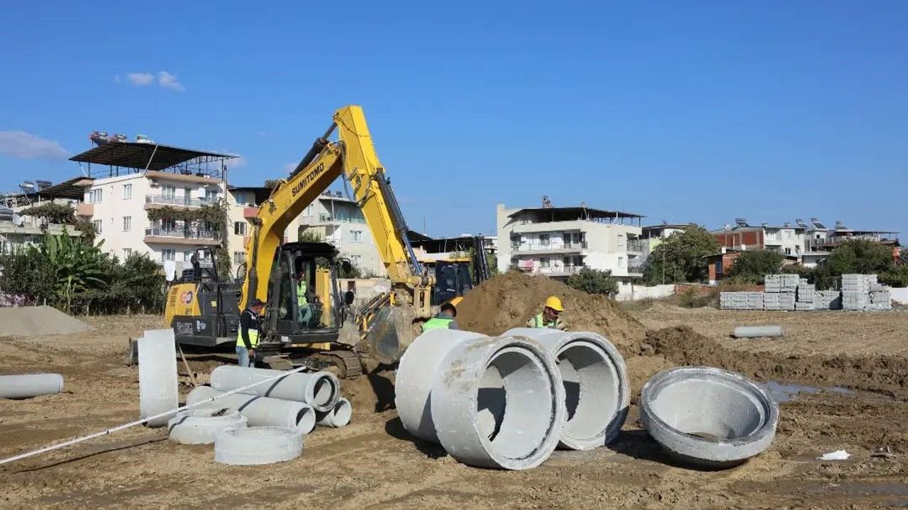 İncirliova Sandıklı Mahallesi’nde altyapı çalışmaları sürüyor