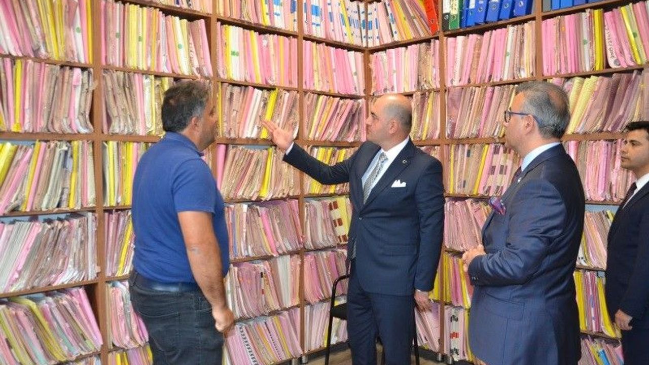 Çine Adliyesi'nde incelemelerde bulundular