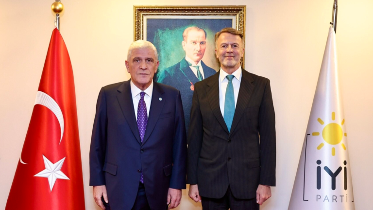 Dervişoğlu, AB Türkiye Delegasyonu Başkanı Büyükelçi Aivo Orav ile görüştü