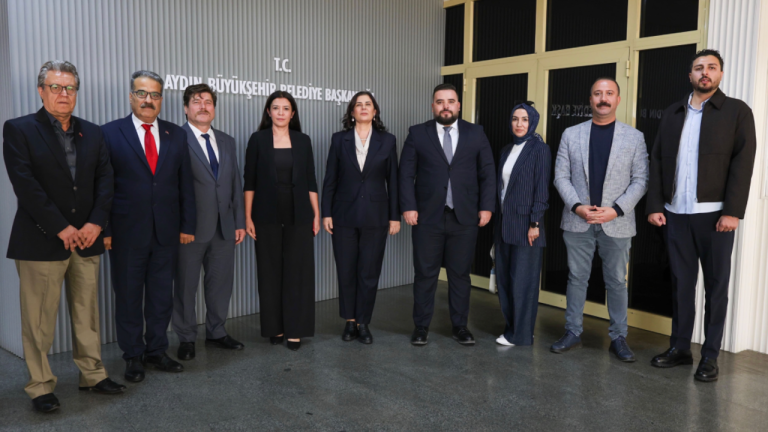 Aydın Gazeteciler Cemiyeti yönetiminden Başkan Çerçioğlu’na ziyaret