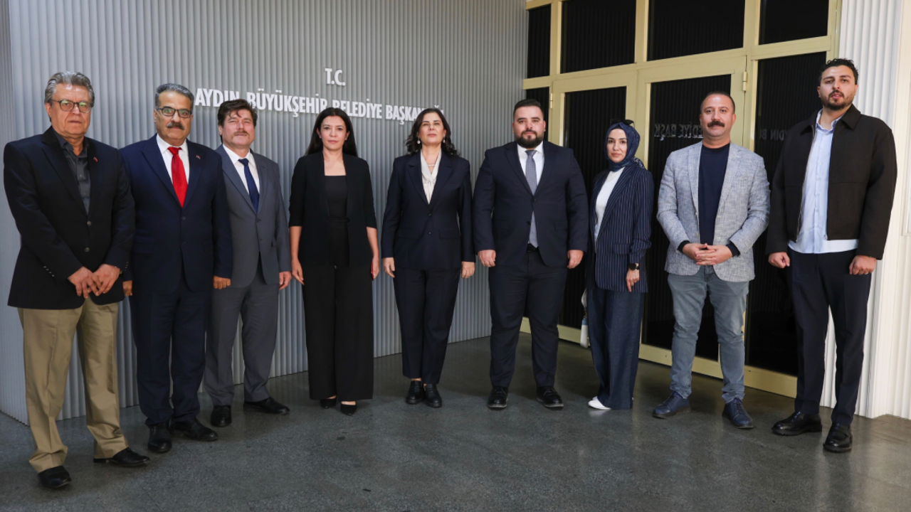 Aydın Gazeteciler Cemiyeti yönetiminden Başkan Çerçioğlu’na ziyaret