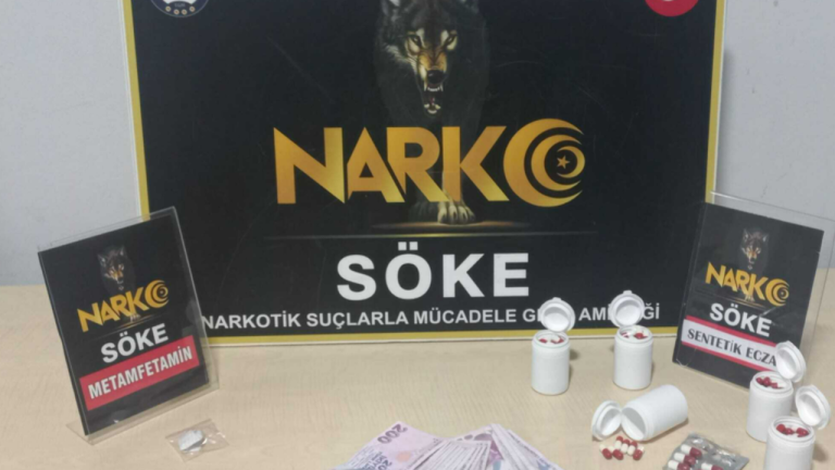 Aydın'da narkotik operasyonu: 2 bin 55 sentetik ecza hapı ele geçirildi